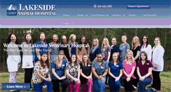Desktop Screenshot of lakesidepetvet.com